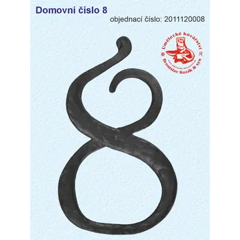 Domovní cedule Domovní číslo 8 - 2011120008