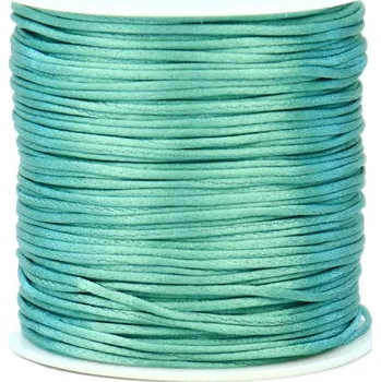 Náramek Pro Háčkování Saténová šňůrka mechově zelená 5 m