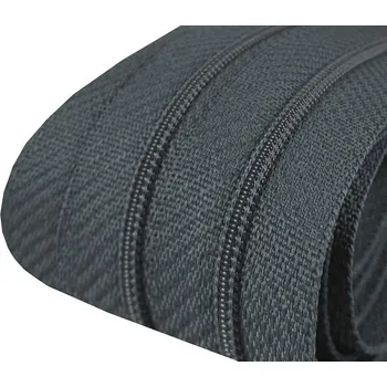 Zip Pro Háčkování Zip spirálový 3 mm metráž - tmavě modrošedá 5 m