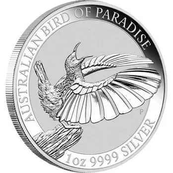 Perth Mint Australian Bird of Paradise stříbrná mince 2018 Victoria's Riflebird