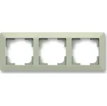 ABB Zoni Rámeček trojnásobný pro vodorovnou i svislou montáž olivová/bílá 3901T-A00030 143