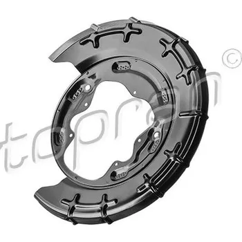 Brzdový kotouč Ochranný plech proti rozstřikování, brzdový kotouč TOPRAN 821 852