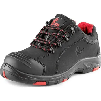 Pracovní obuv CXS Obuv ROCK APLIT S3, polobotka, černo-červená, vel. 42