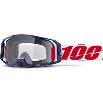 Motocyklové brýle Motokrosové brýle ARMATIC 100% brýle MACH Z, čiré plexi