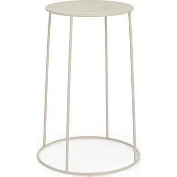 Zahradní stůl BIZZOTTO Kulatý konferenční stolek AUSTIN krémový ø35 cm