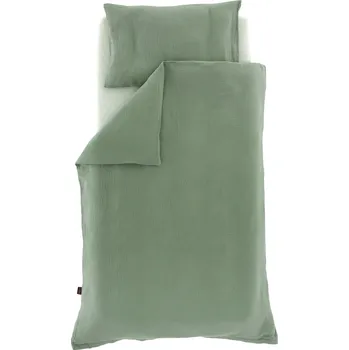 Povlečení TRÄUMELAND povlečení Musselin 100/135 + 40/60 Salbei Grün