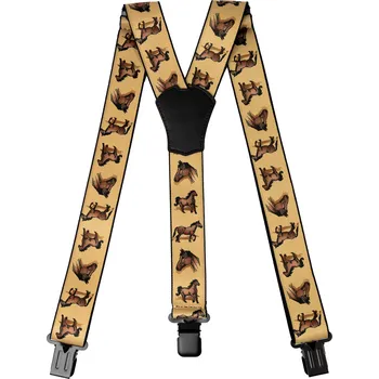 Kšandy Universal Módní kšandy Koně - béžová - užší