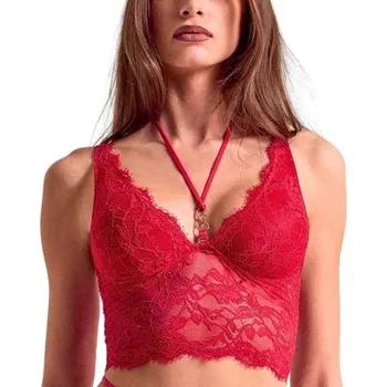 Dámský top Lormar BONDAGE 12130 TOP BRA černá 70B