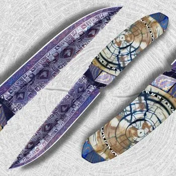 Kuchyňský nůž DELLINGER nůž lovecký EVIL DRAGON Blue Laminated Nr. 8 + doprava zdarma!