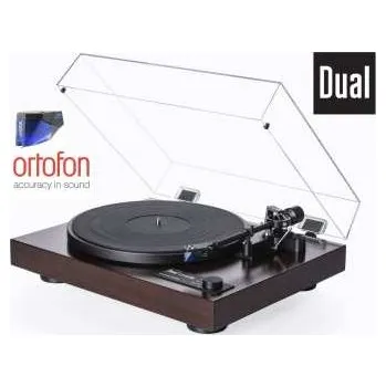 Gramofon Audiotechnika DUAL CS 618Q High End Ořech + Ortofon 2M BLUE (MM)