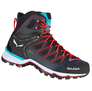 Dámská treková obuv Boty Salewa MTN Trainer Lite MID GTX dámské Barva: Modrá, Velikost: 7 / 40,5 / us 9