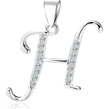 Přívěsek Stříbrný přívěsek PÍSMENO H Ag 925; ≤1 g.