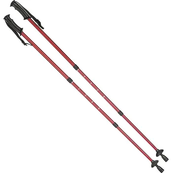 Trekingová hůl Maximex Skládací trekingové hole, 60 -120 cm, červené