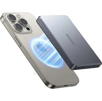 Powerbanka JOYROOM | Joyroom JR-PBM08 MagSafe Power Bank 10000mAh USB-C 20W, šedý