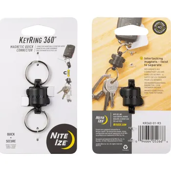 Nite Ize KeyRing 360 Magnetic Quick Connector (Klíčenka Nite Ize KeyRing 360 Magnetic Quick Connector)