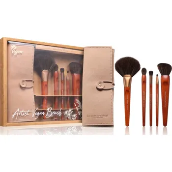 Kosmetický štětec Too Cool For School Artist štětec na pudr 1 ks + multifunkční štětec 1 ks + konturovací štětec 1 ks + štětec na oční stíny 1 ks