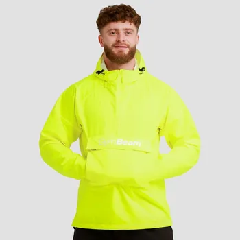 Pánská mikina GymBeam Pánská bunda Rain Smock Citric XL žlutá