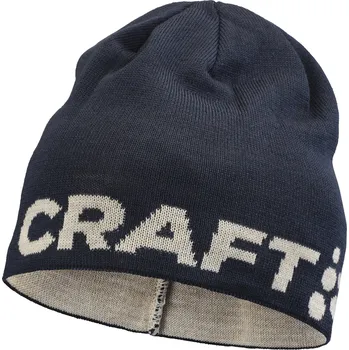 Čepice Zimní čepice CRAFT ADV NORDIC TRAINING MERINO LOGO HAT 1914807-396905 – Tmavě modrá S/M