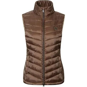 Prošívaná vesta Covalliero A/W 2021 cappuccino velikost XL