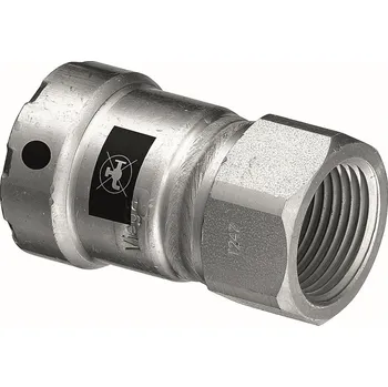 Fitinka VIEGA MEGAPRESS 4212 přechodový kus 3/4"x3/4", s vnitřním závitem, lisovací, topení, uhlíková ocel 695347