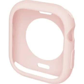 Pouzdro na mobilní telefon Ochranné pouzdro z měkkého plastu pro Apple Watch 46mm - světle růžové