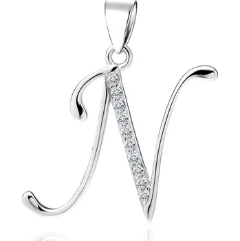 Přívěsek Stříbrný přívěsek PÍSMENO N Ag 925; ≤1 g.