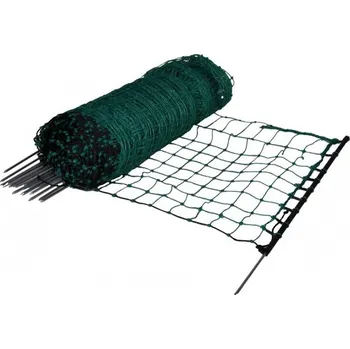 Síť elektrická pro králíky a jiné hlodavce, zelená, 12, 25 a 50 m / 1 hrot zelená, 25 m / 1 hrot