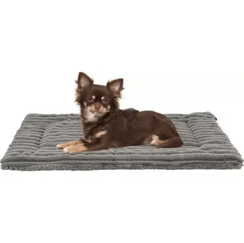 Pelíšek pro psa TRIXIE Podložka LONNI, manšestrový plyš, šedá 50 x 35 cm