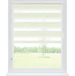 Dekodum Roleta den a noc v bílé kazetě premium, barva látky Olivový Šířka (cm): 137, Výška (cm): Balkonová (do 200 cm), Strana mechanismu: Levá