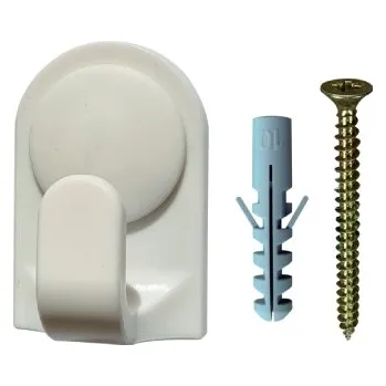 Věšák Háček Stabil s vrutem typ 1951, modrý, plast, 2ks