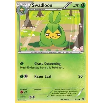 Karetní hra Pokémon EPO 06/98 Swadloon - Emerging Powers Stav: Near Mint, Verze: NORMAL