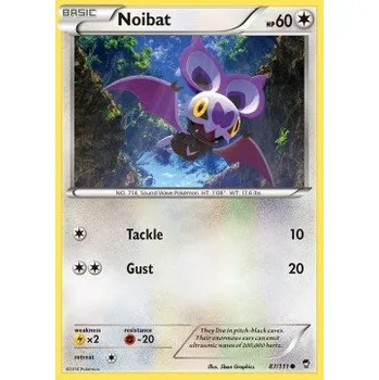 Volný čas Pokémon FFI 087/111 Noibat - Furious Fists Stav: Excellent, Verze: NORMAL
