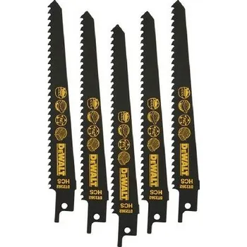 DeWALT Příslušenství - Sada pilových plátků, délka 15 cm, 5 ks DT2362