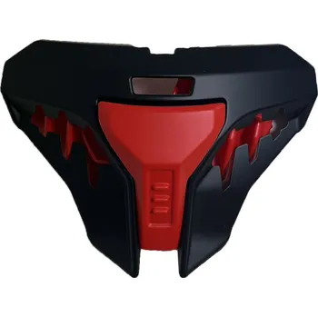 Helma na motorku XRC chin vent black/red