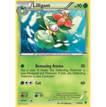 Karetní hra Pokémon EPO 14/98 Lilligant - Emerging Powers Stav: Near Mint, Verze: NORMAL