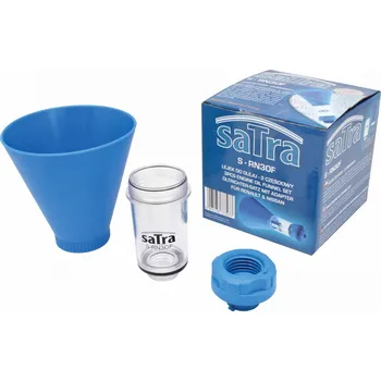 Nářadí na výměnu oleje Trychýř na olej, s adaptérem pro Nissan a Renault - SATRA