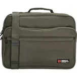 Enrico Benetti Amsterdam 35111 zelená - pánská textilní taška do práce i volný čas, praktická, nastavitelný popruh, dostatek prostoru pro osobní věci a dokumenty A4.