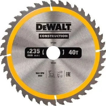 Pilový kotouč DeWALT Příslušenství - Pilový kotouč 235x30 mm, 40 zubů DT1955