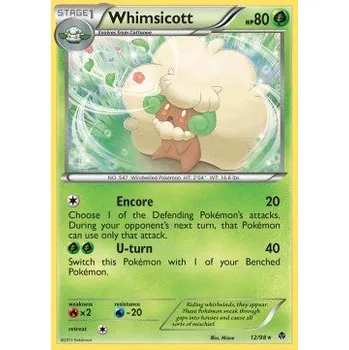 Sběratelská karetní hra Pokémon EPO 12/98 Whimsicott - Emerging Powers Stav: Near Mint, Verze: NORMAL