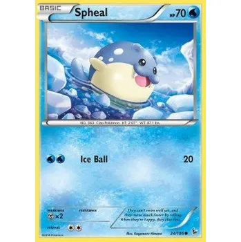 Karetní hra Pokémon FLF 024/106 Spheal - Flashfire Stav: Excellent, Verze: NORMAL