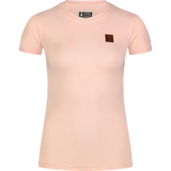 Dámské tričko Dámské bavlněné tričko NORDBLANC AGNES NBFLT8147 SVĚTLE RŮŽOVÁ 44
