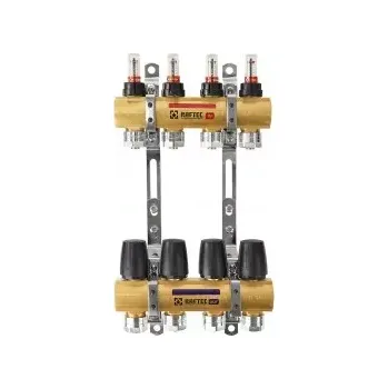 rozdělovač topení Rozdělovač k podlahovému topení 2-cestný - mosaz