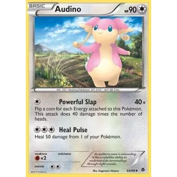 Karetní hra Pokémon EPO 83/98 Audino - Emerging Powers Stav: Near Mint, Verze: NORMAL