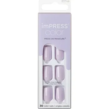 Kiss My Face imPRESS Color Picture Purplect Nails - Samolepící nehty ( 30 ks )