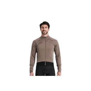 cyklistický dres Dres SPECIALIZED RBX Expert Thermal Jersey LS Gunmetal dlouhý rukáv XXL