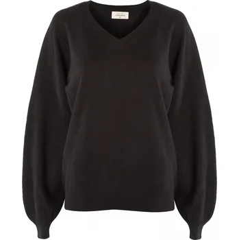 Dámský svetr Kašmírový top CELESTE černý L / Černá