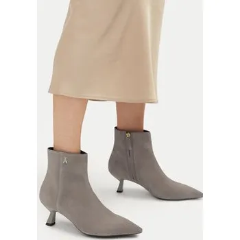 Dámské kozačky Polokozačky Patrizia Pepe 8Y0093/L033-S690 Šedá 37