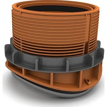 Kanalizační potrubí Odbočka FABEKUN s kulovým kloubem 0-13° DN 250/160, Funke Gruppe FAS 250 150