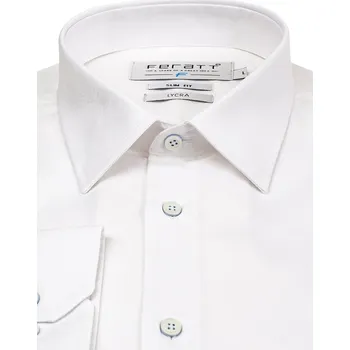 Pánská košile FERATT KING SLIM bílá L