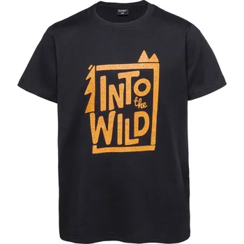 Chlapecké oblečení Dětské Tričko s krátkým rukávem HI-TEC TERIN JRB M000263721 – Černá 152